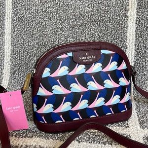 Kate Spade Sylvia Geo Birds Dome Crossbody Multi